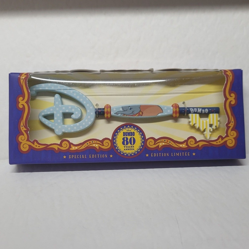 Disney 80th Anniversary Dumbo Decor Collectible Key Special Edition ~ NIB - Picture 1 of 5